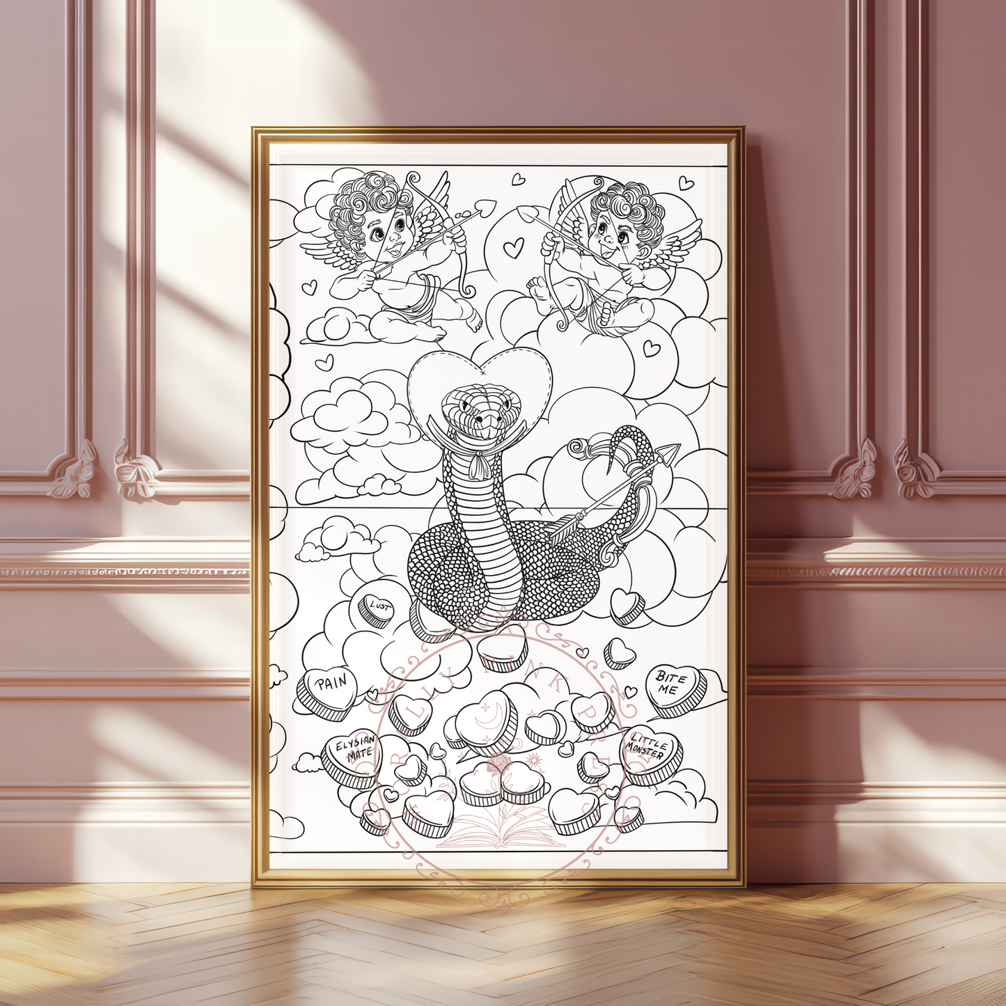 A14 Rydikins Collection | Ruthless Boys of the Zodiac Colorable Poster Prints
