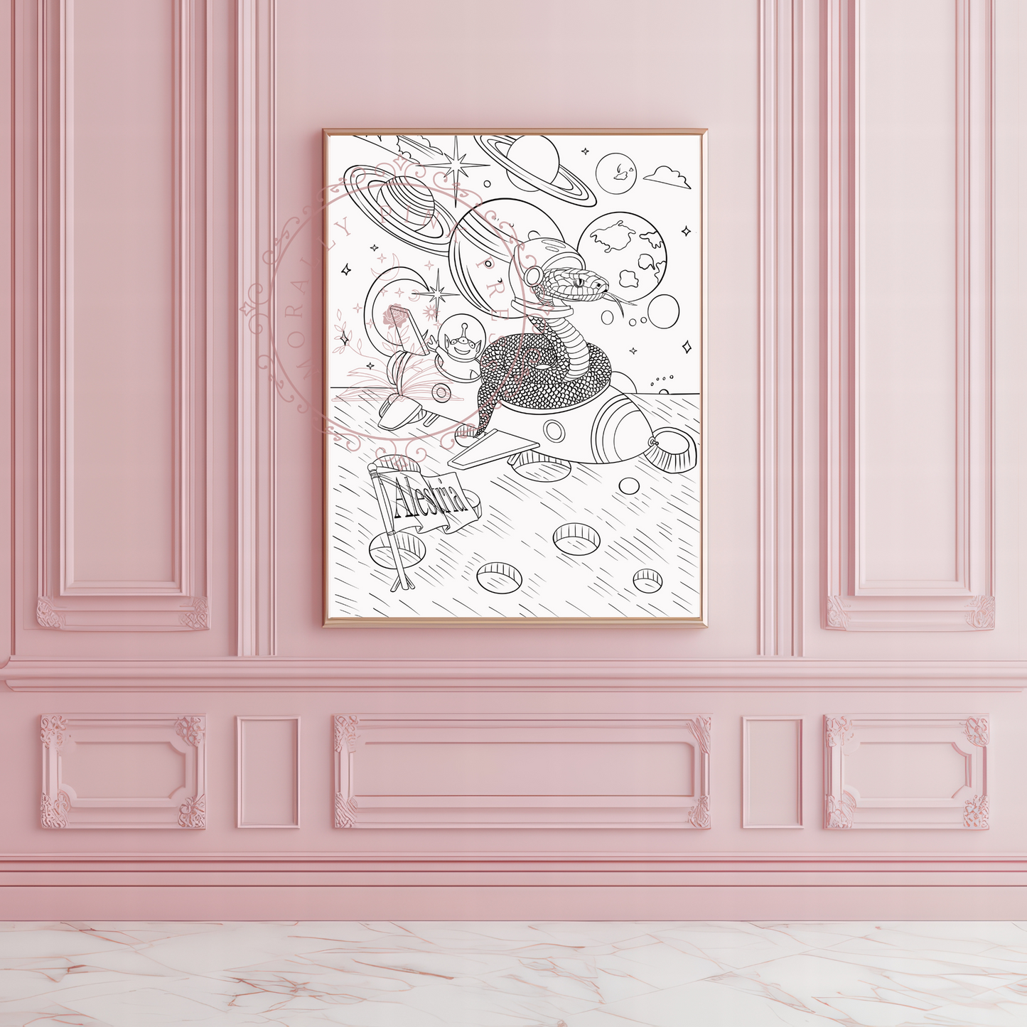 A13 Rydikins Collection | Ruthless Boys of the Zodiac Colorable Poster Prints