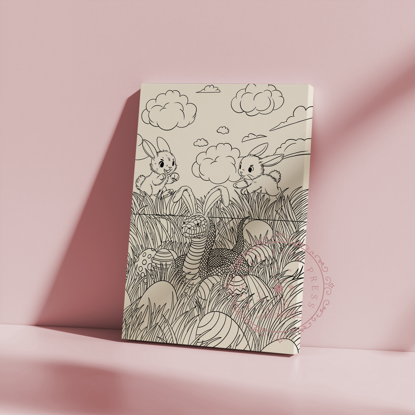 A4 Rydikins Collection | Ruthless Boys of the Zodiac Colorable Canvas