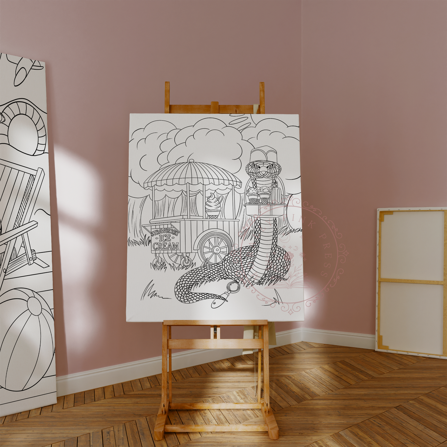 A6 Rydikins Collection | ZRuthless Boys of the Zodiac Colorable Canvas
