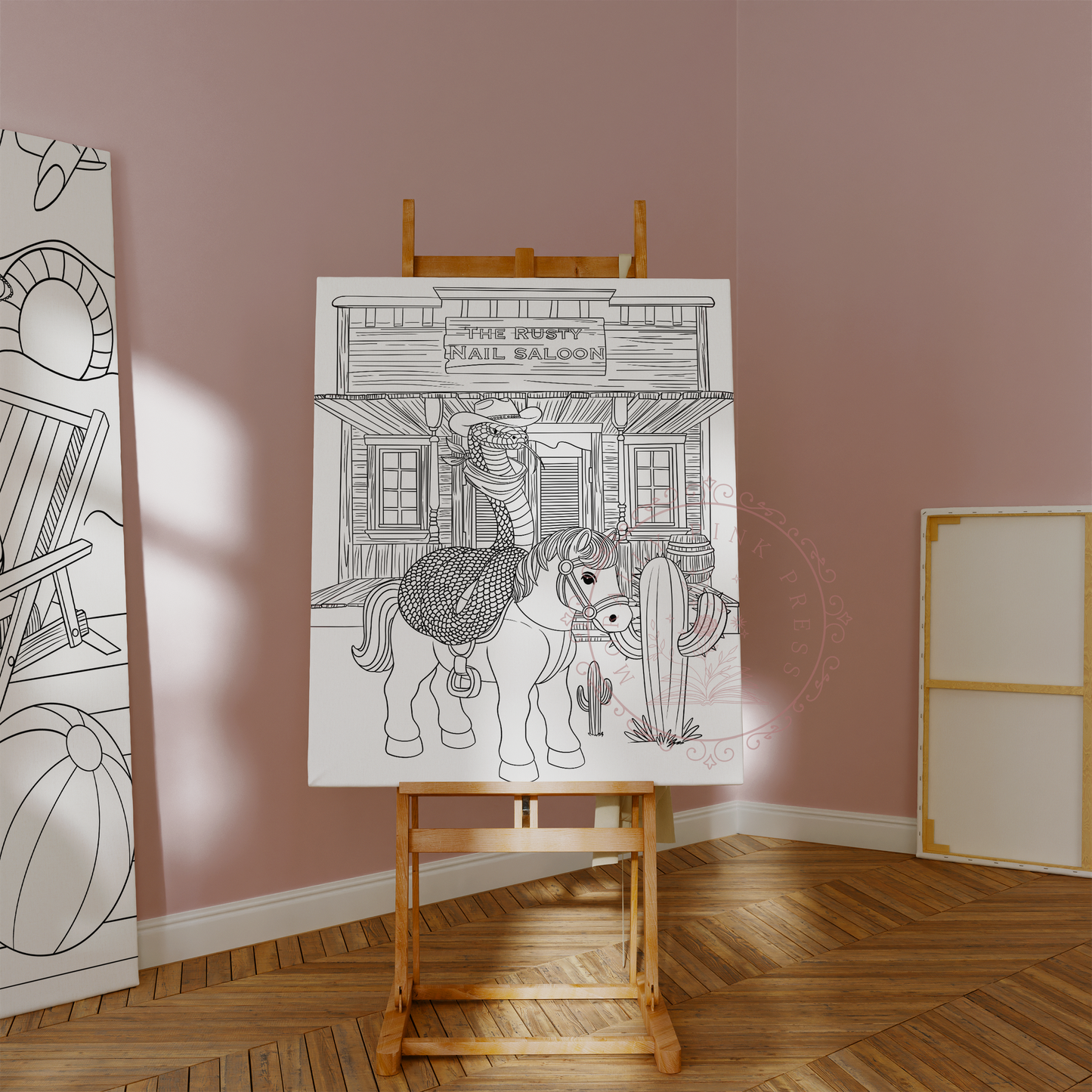 A12 Rydikins Collection | Ruthless Boys of the Zodiac Colorable Canvas