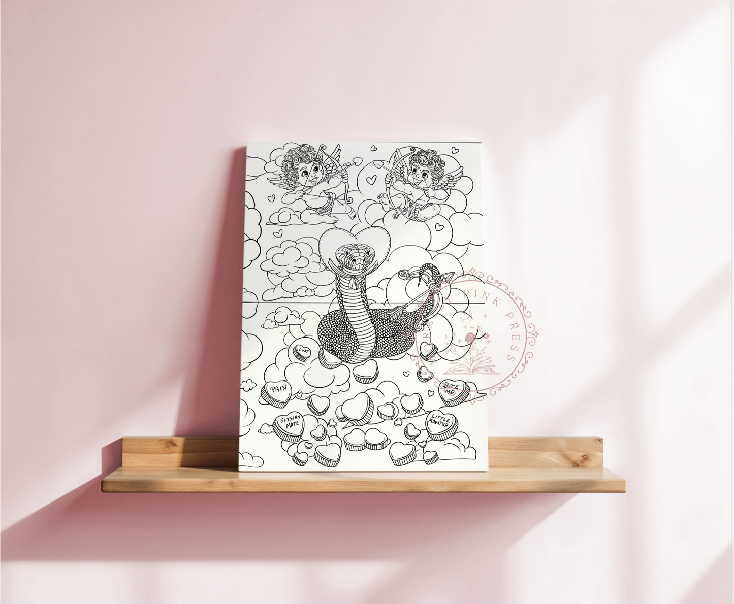 A14 Rydikins Collection | Ruthless Boys of the Zodiac Colorable Canvas