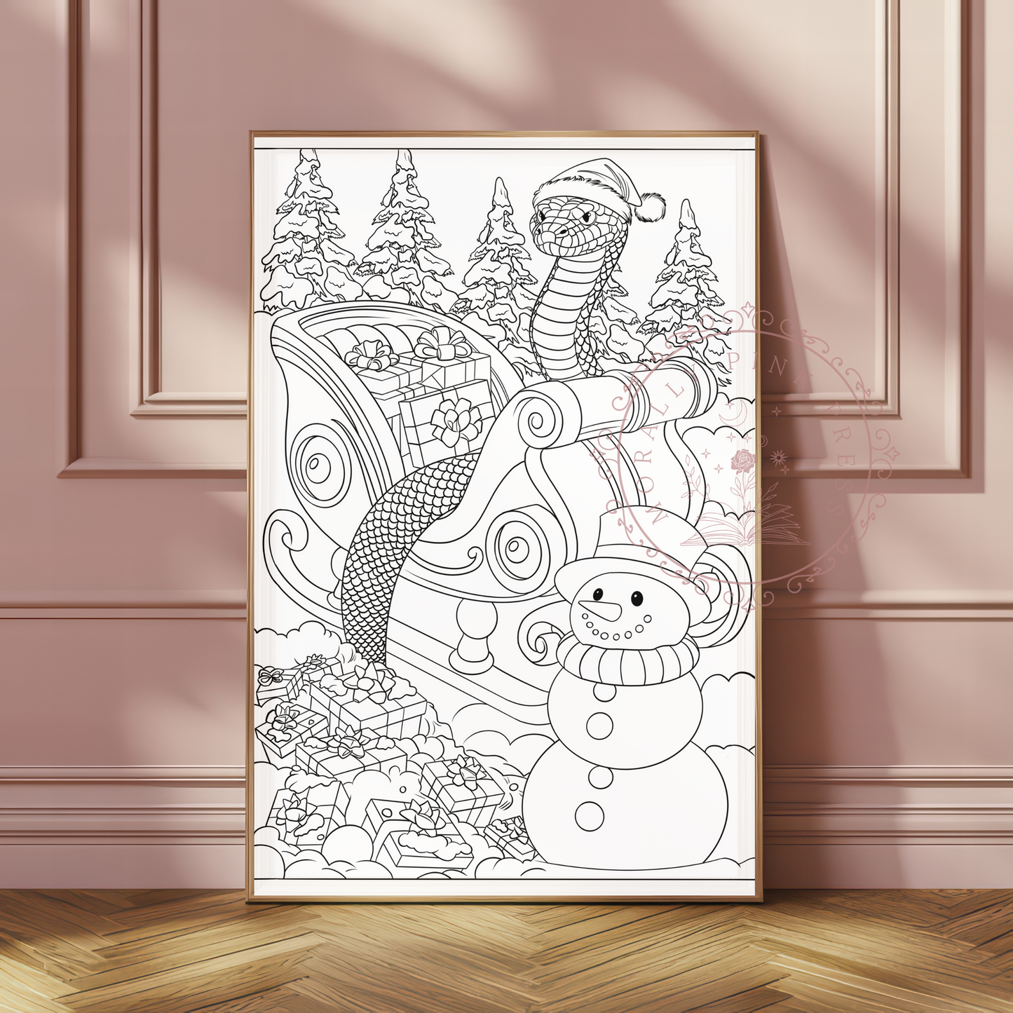 A11 Rydikins Collection |  Ruthless Boys of the Zodiac Colorable Poster Prints