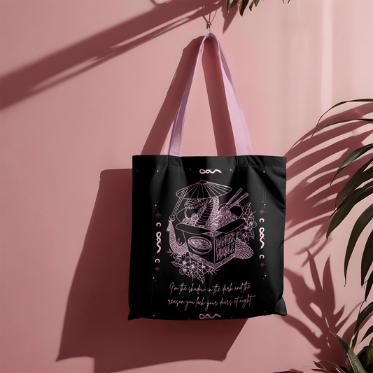 A2 Rydikins Collection Pink Canvas Tote Bag